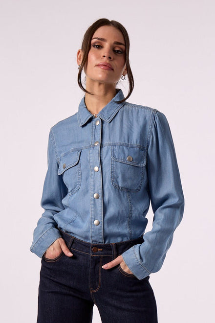 Your Favorite Tencel Shirt - Light Tel Aviv
