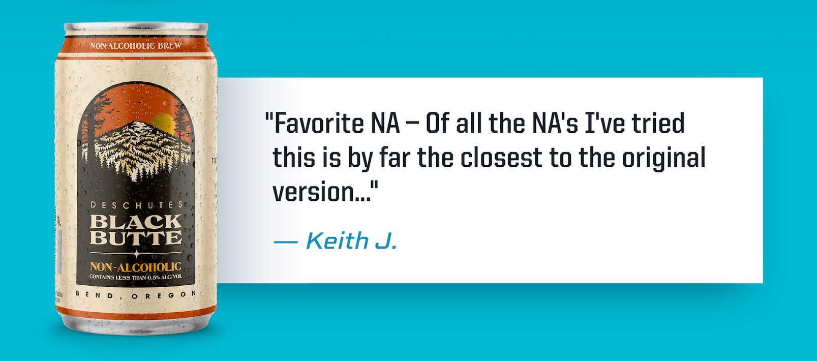 Here's what our fans are saying about us with a review of our Black Butte Non-Alcoholic