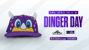 Get your Dinger cap with purchase of this special ticket package, Sunday, April 19.