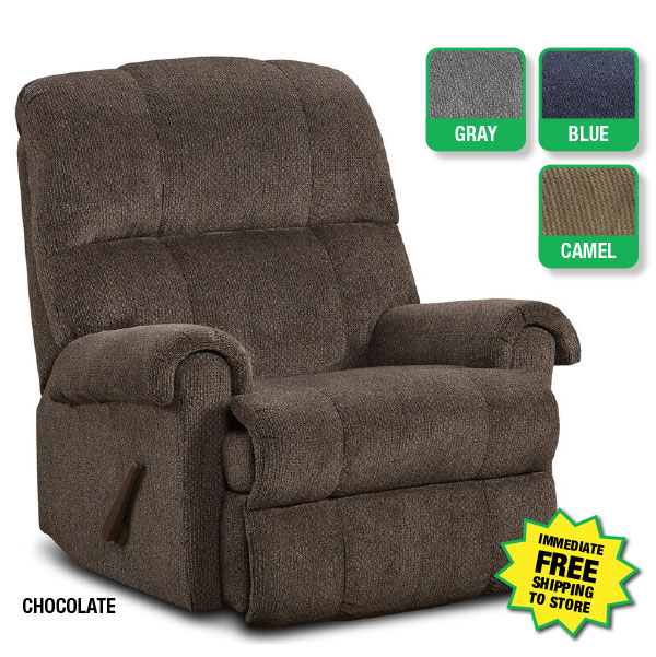 Chenille Manual Recliner - ONLY $199 After Rebate*!