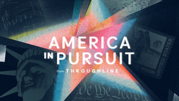 Logo for Throughline’s America in Pursuit series.