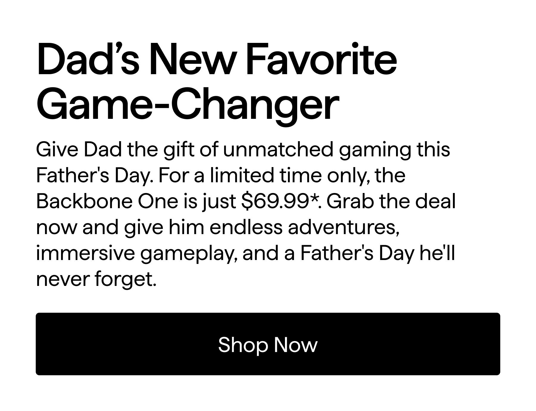 Dad's New Favorite Game-Changer