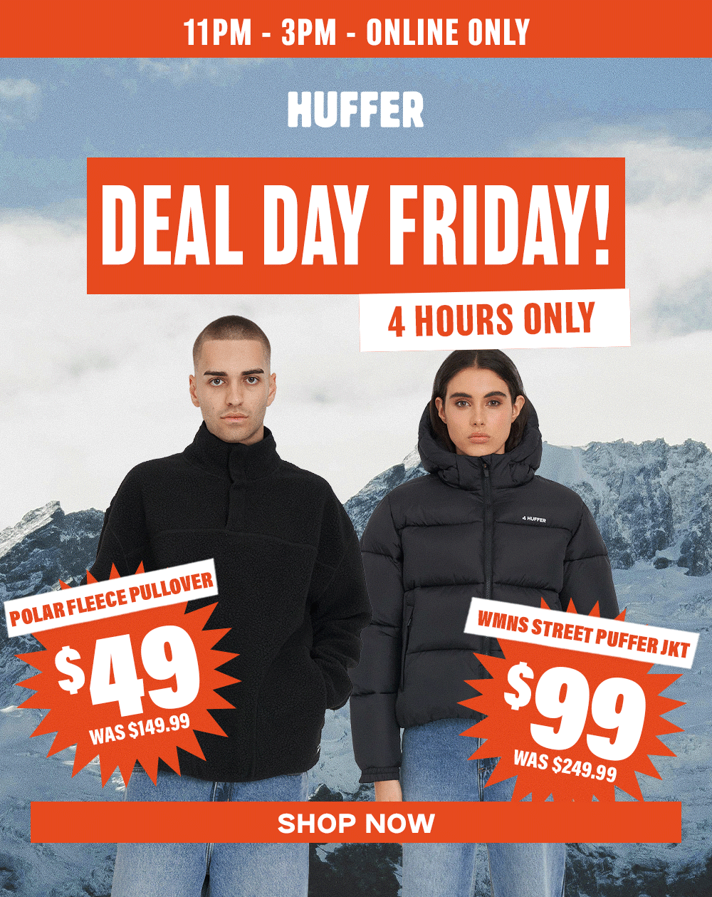 DEAL DAY FRIDAY 🚨 4 HOURS ONLY!