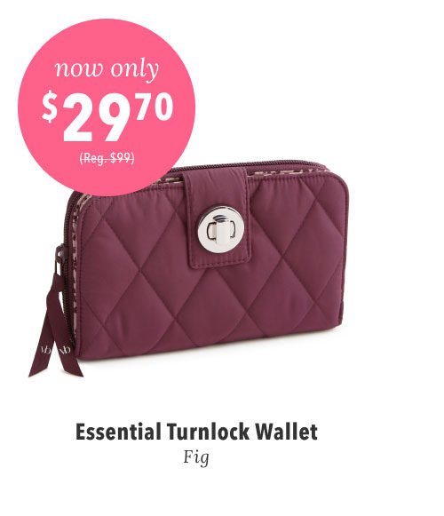 Shop Essential Turnlock Wallet