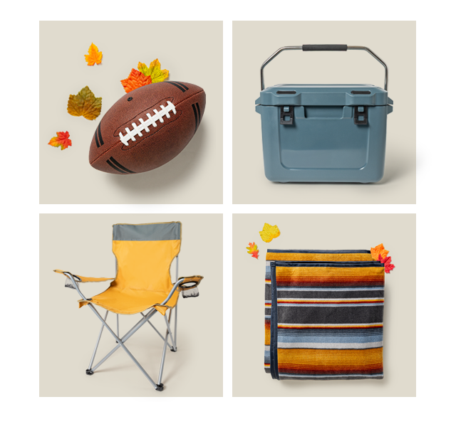 All the sideline essentials. Step up your savings game with big brands.