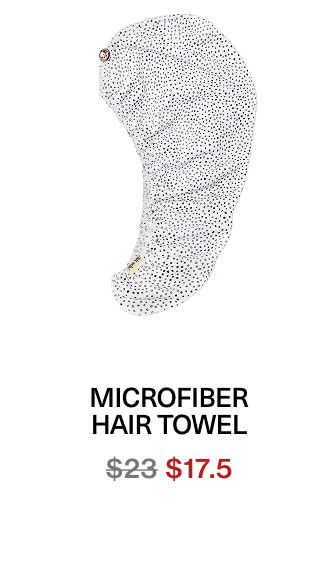 Microfiber Hair Towel – Micro Dot