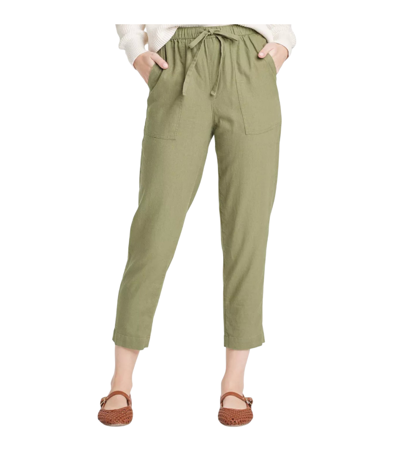 Universal Thread Women’s Pull-On Linen-Blend Pants