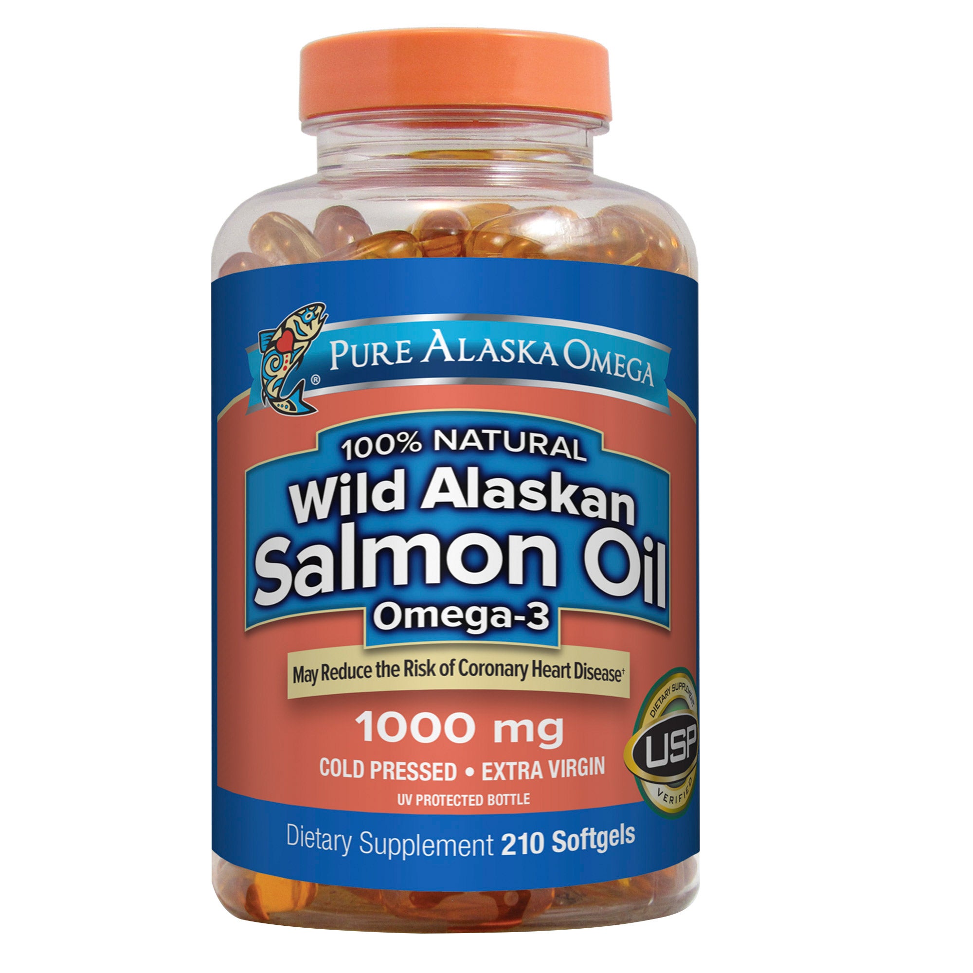 Pure Alaska Omega Wild Salmon Oil 1,000 mg