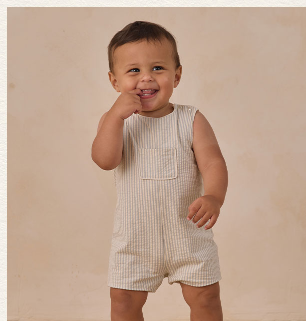 Georgie Romper Sky Stripe