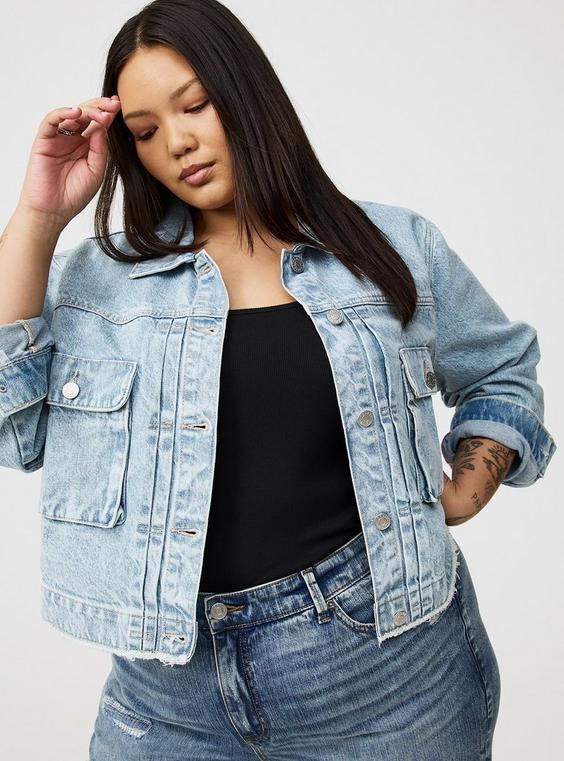 Vintage Denim Trucker Jacket