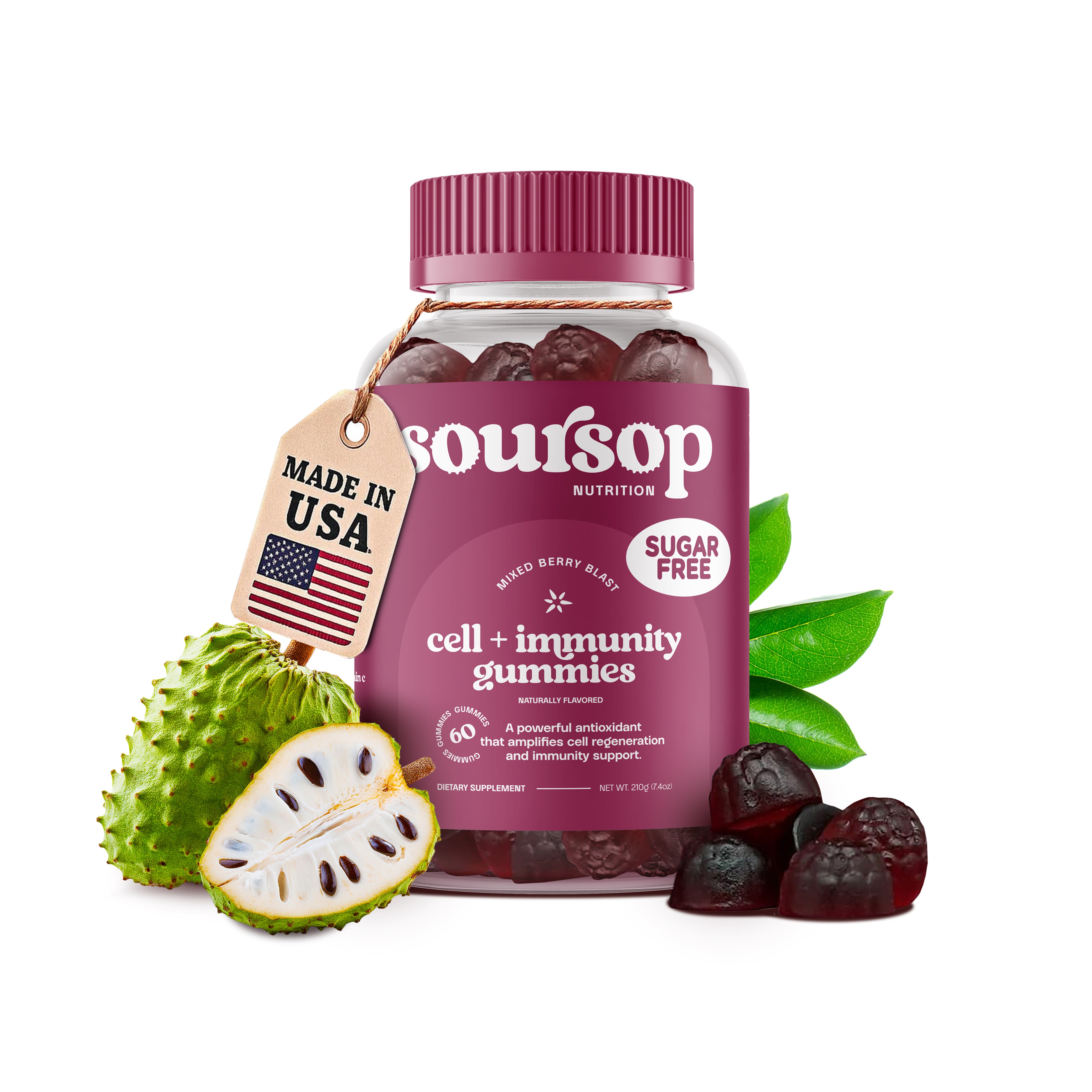 Image of Cell + Immunity Soursop Gummies