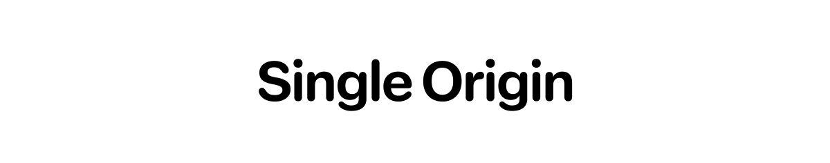 Single Origin