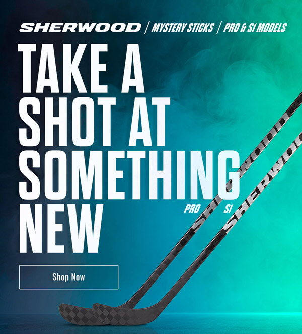 Sherwood Mystery hockey sticks, pro and s1 models. Take a shot at something new.
