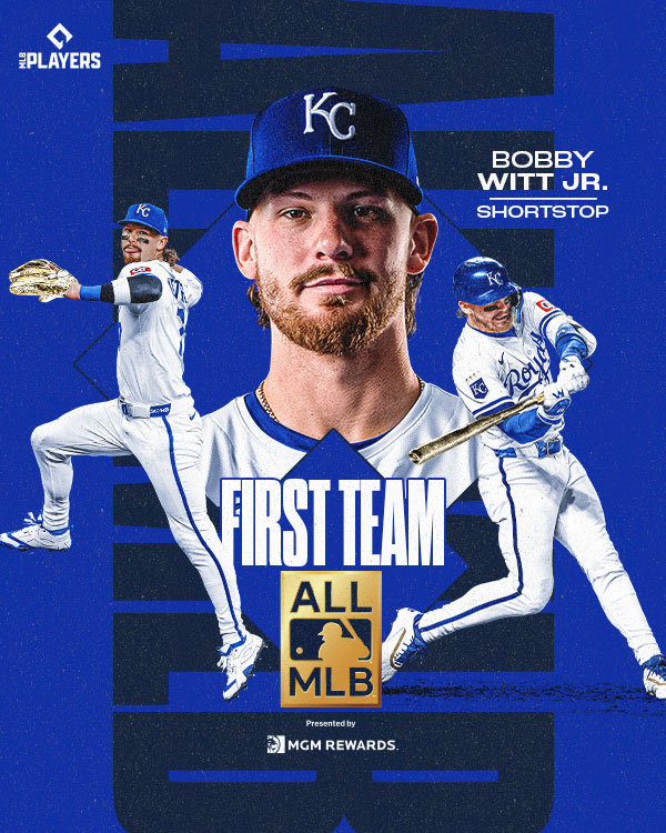 Bobby Witt Jr. Named First Team All-MLB