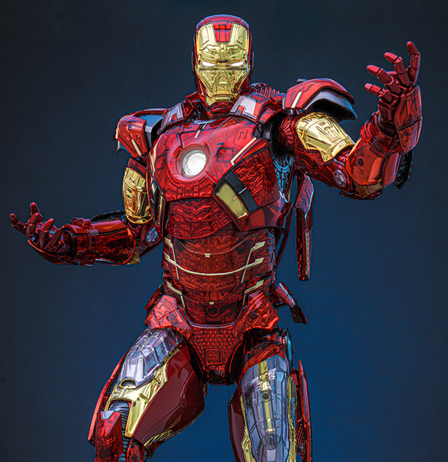 Iron Man Mark VII (Exo-Chrome Clear Version) Sixth Scale Figure