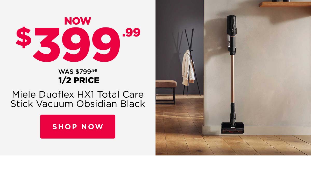 Miele Duoflex HX1 Total Care Stick Vacuum Obsidian Black