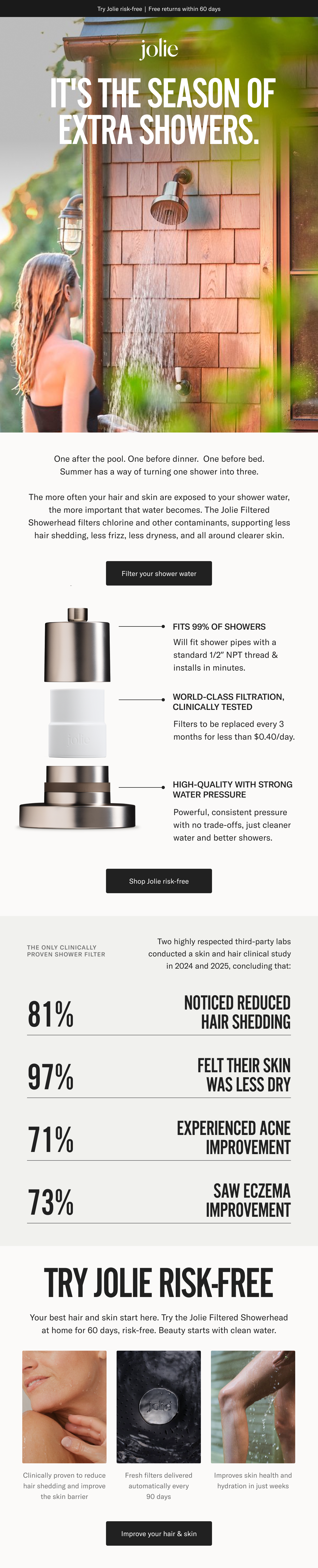 The Jolie Filtered Showerhead