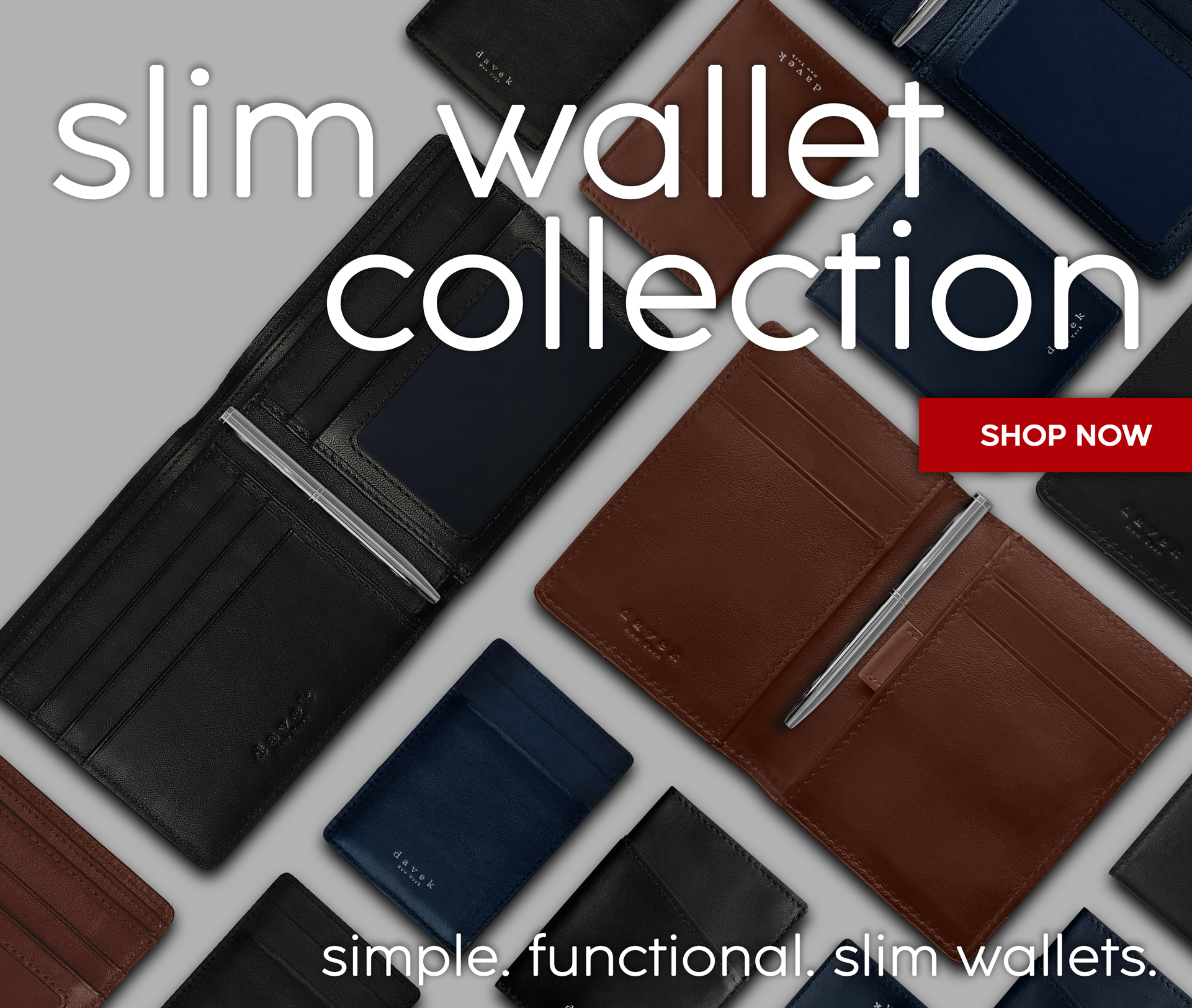 Davek Slim Wallet Collection