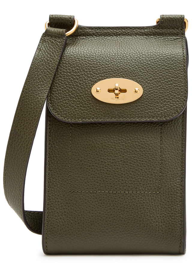 MULBERRY Anthony mini grained leather pouch