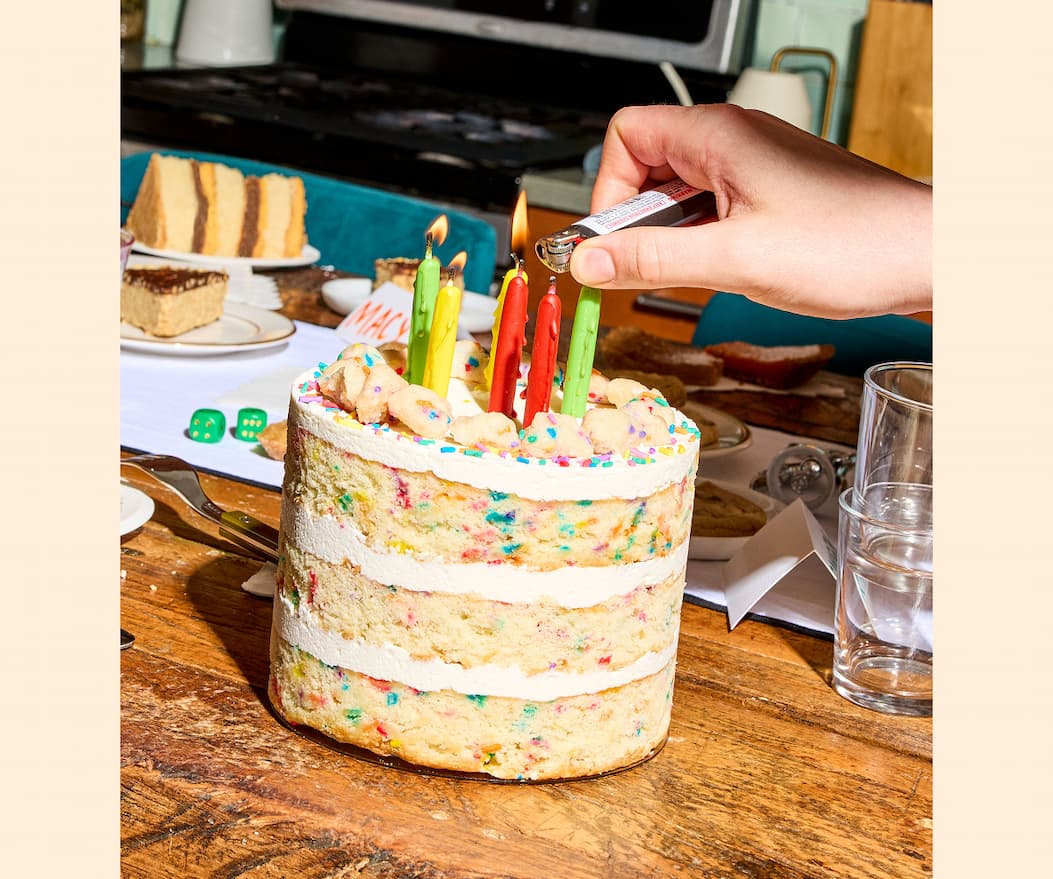 Birthday Cake with Candles