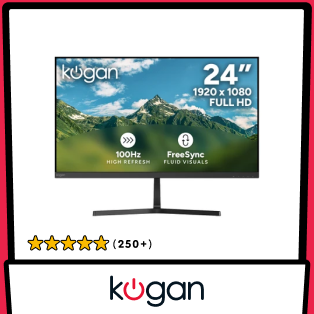 Kogan 24" Full HD 100Hz Frameless FreeSync Monitor Product Image
