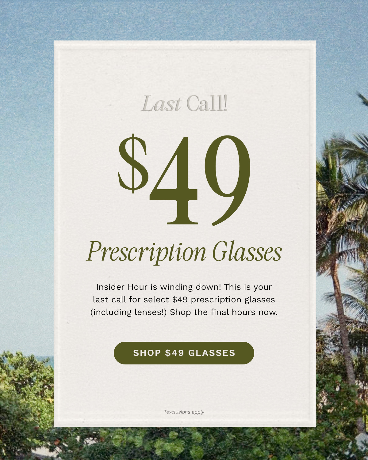 SHOP $49 PRESCRIPTION GLASSES