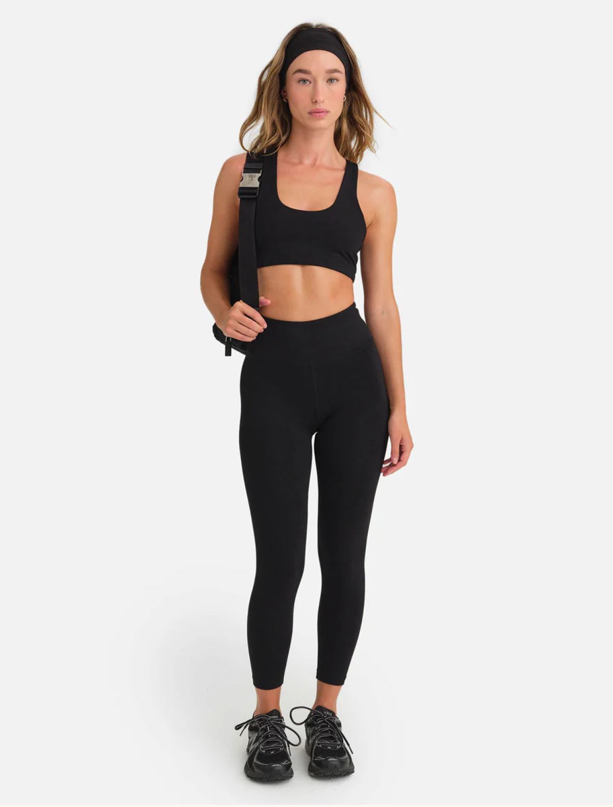 Organic Stretch Sports Bra + Organic Stretch Midi Legging