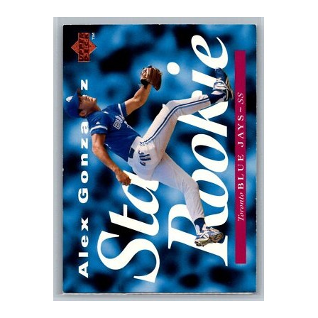 Alex Gonzalez 1995 Upper Deck Star Rookie BASEBALL #212 Toronto Blue Jays