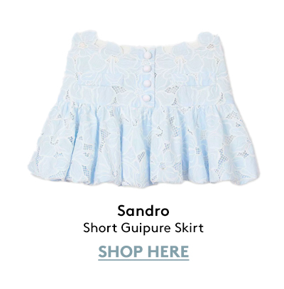 Short Guipure Skirt