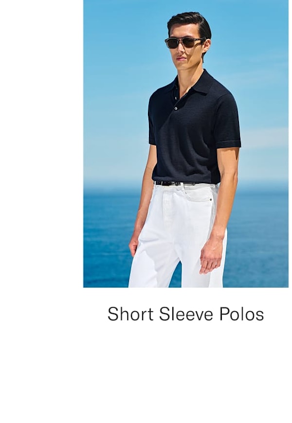 Short sleeve polos