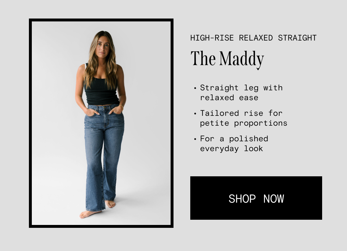 The Maddy: High-Rise Relaxed Straight