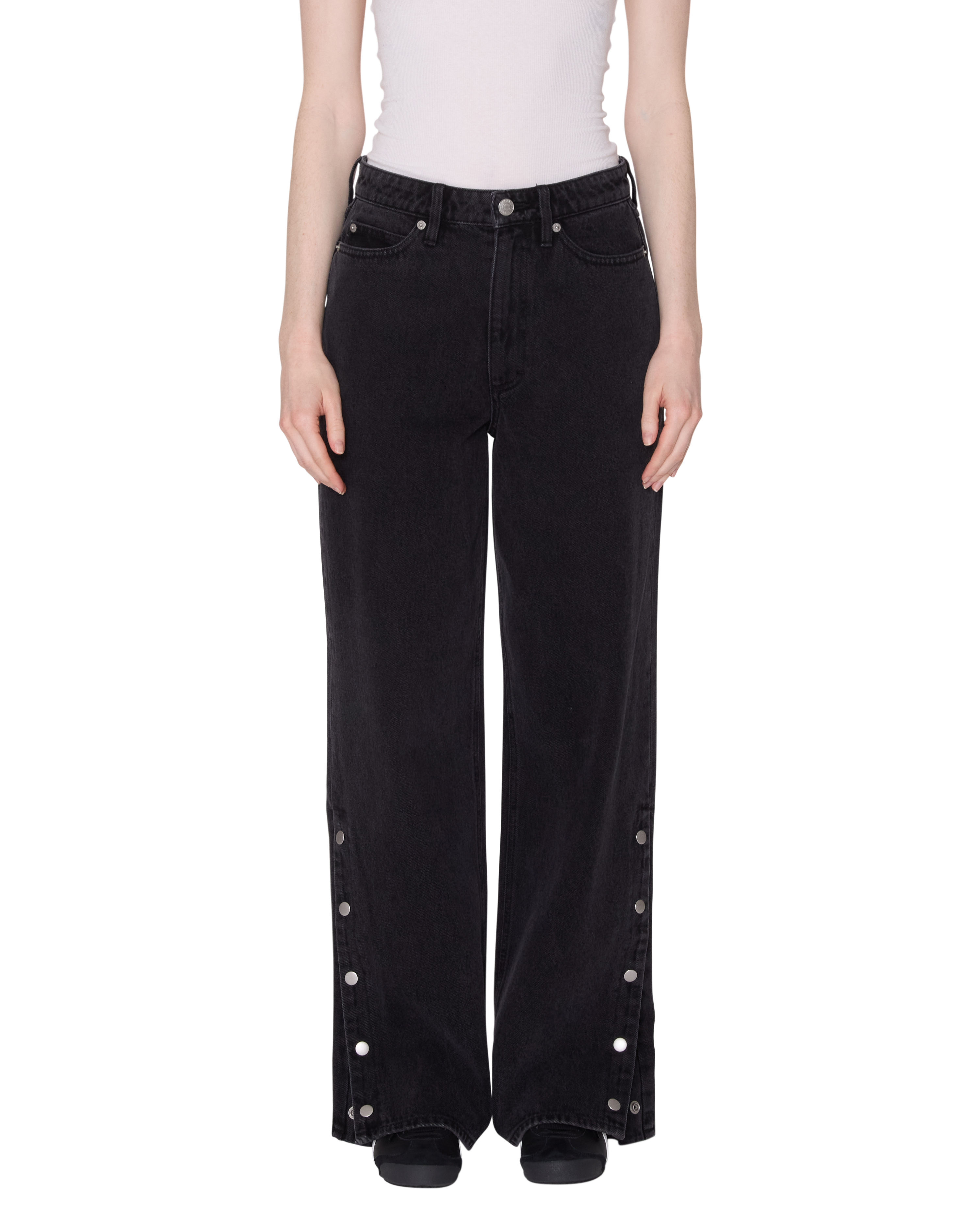 Image of PENELOPE SIDE SNAP DENIM
