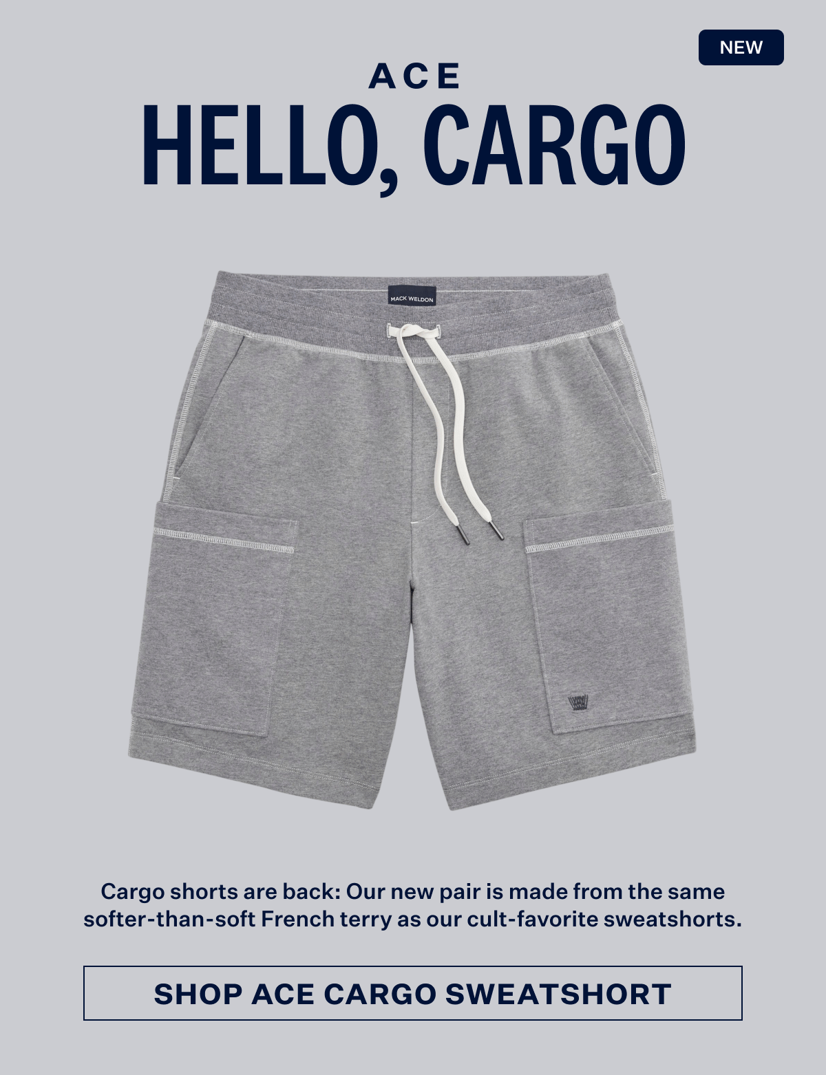 New Ace Cargo Sweatshorts