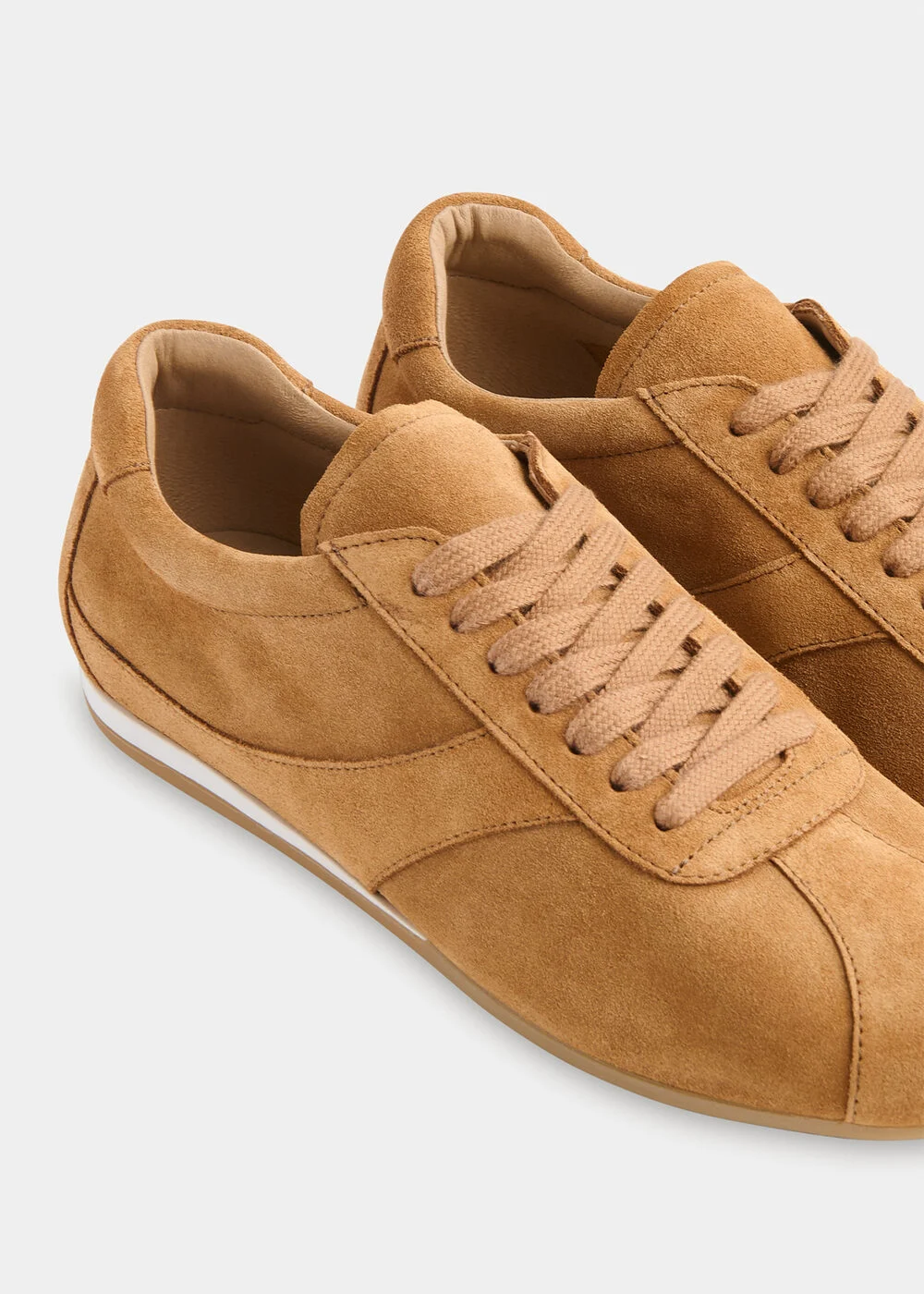 Tan Soft Suede Sneaker