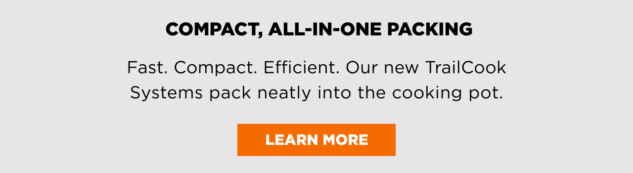 Compact All-In-One Packing - Learn More
