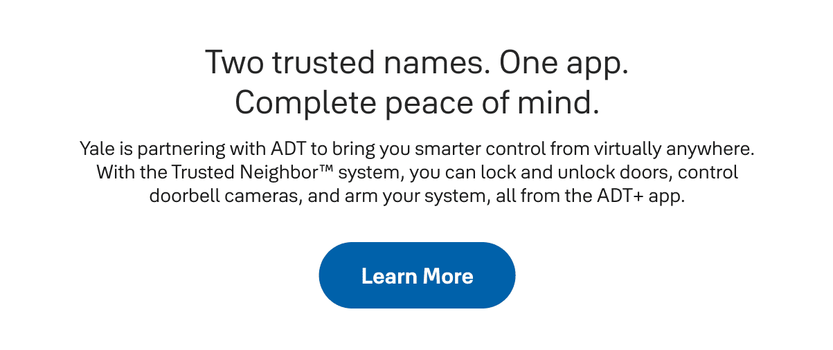 Two trusted names. One app. Complete peace of mind.