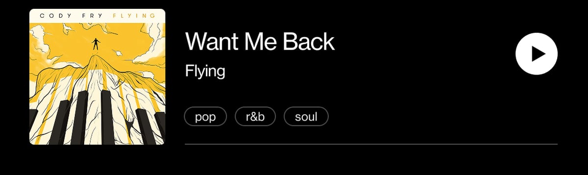 "Want Me Back"