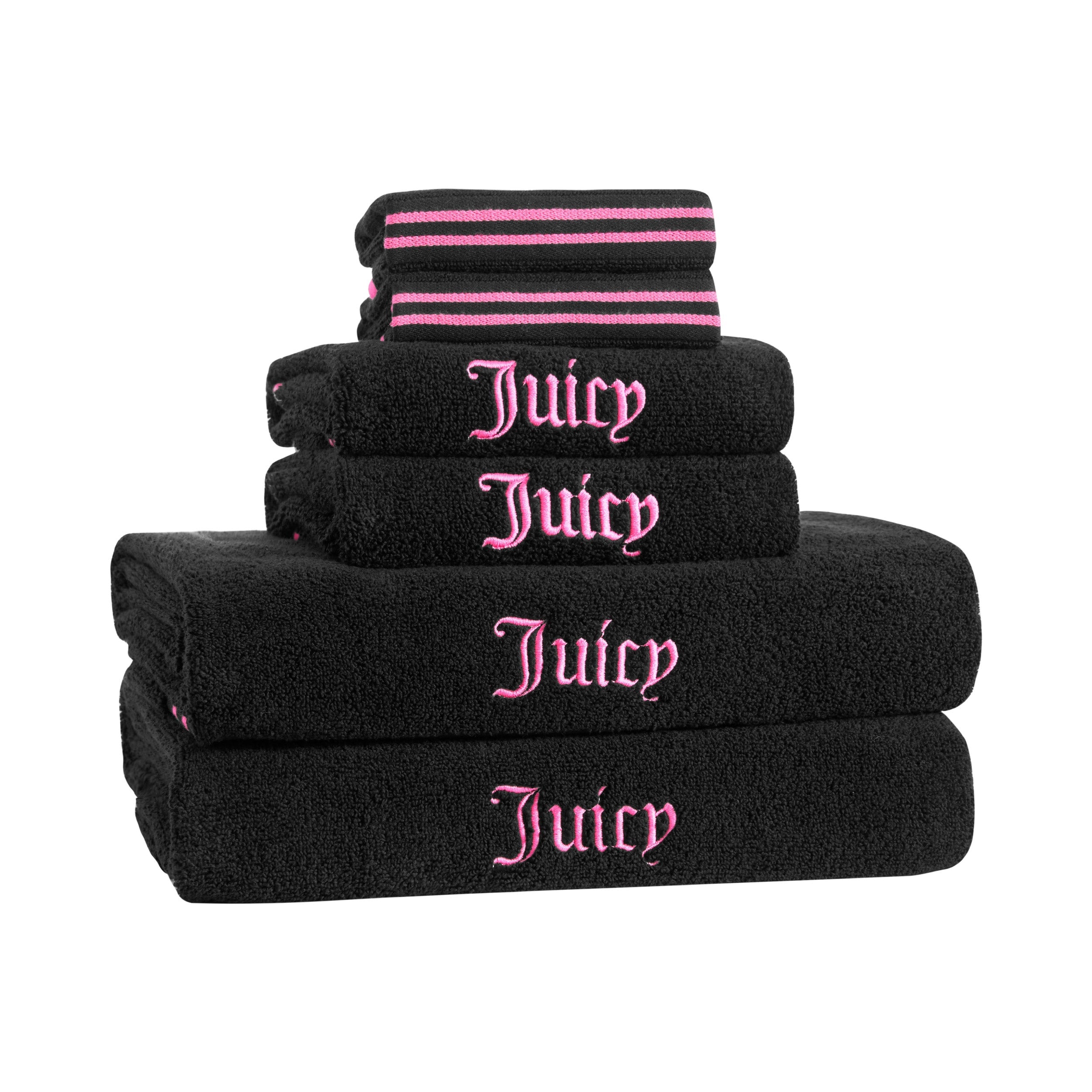 Image of Neon Border Bath Towel Set