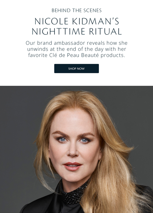 Our brand ambassador reveals how she unwinds at the end of the day with her favorite Clé de Peau Beauté products.