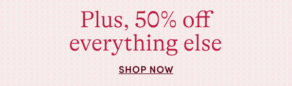 50% off sitewide