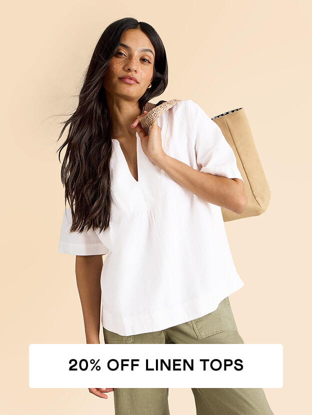 20% off Linen 20% off Linen Tops