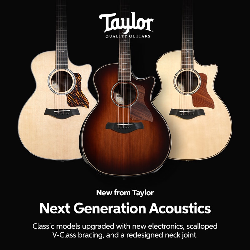 New from Taylor: Next Generation Acoustics