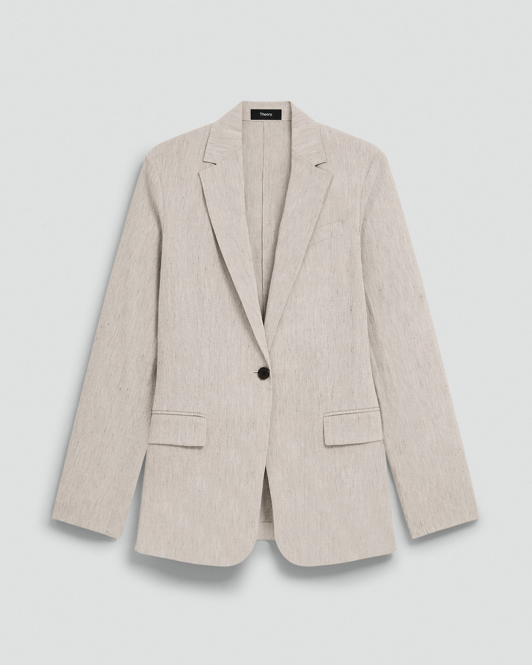 Staple Blazer in Textured Linen