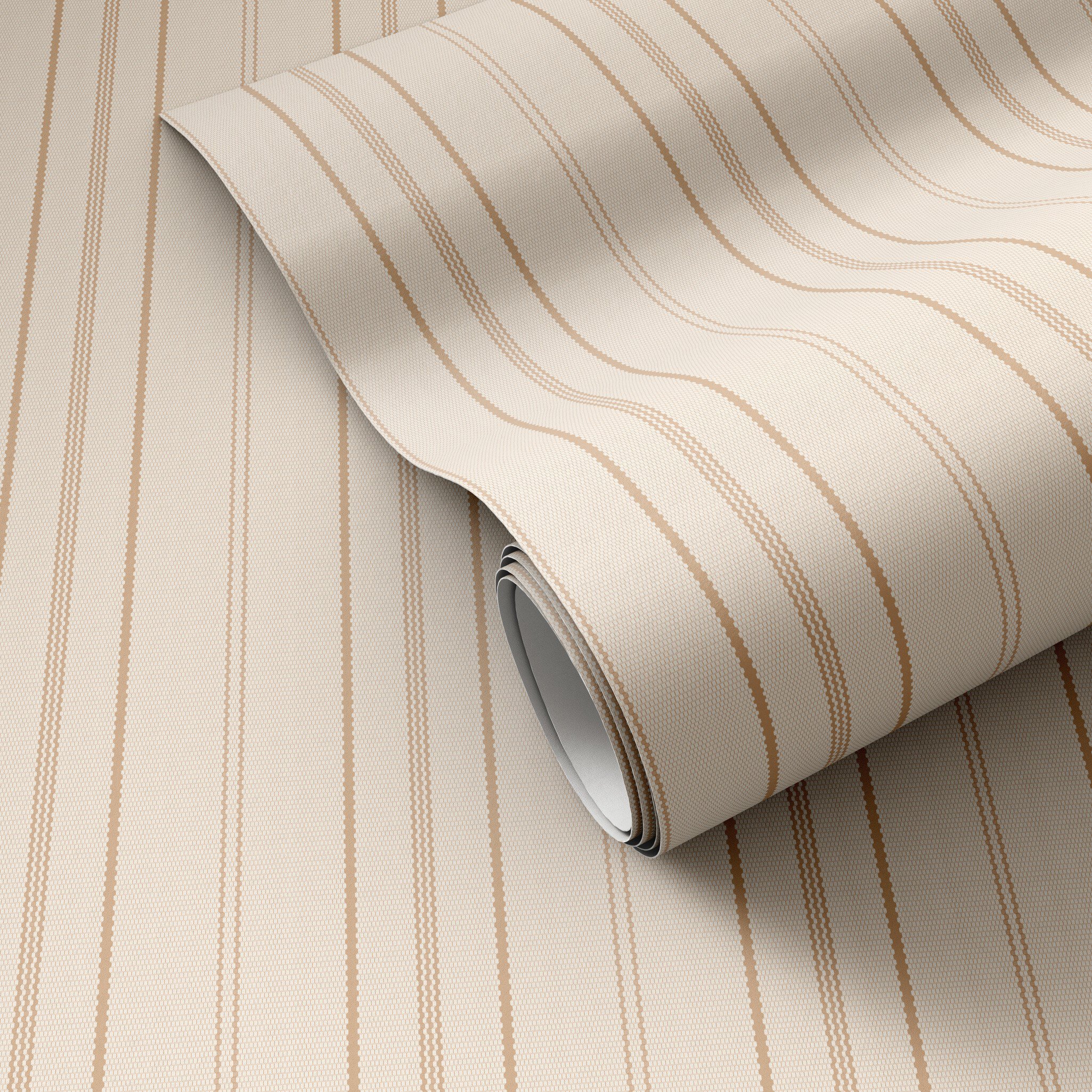 Image of Stripe Tan Ii Wallpaper By Getty Images