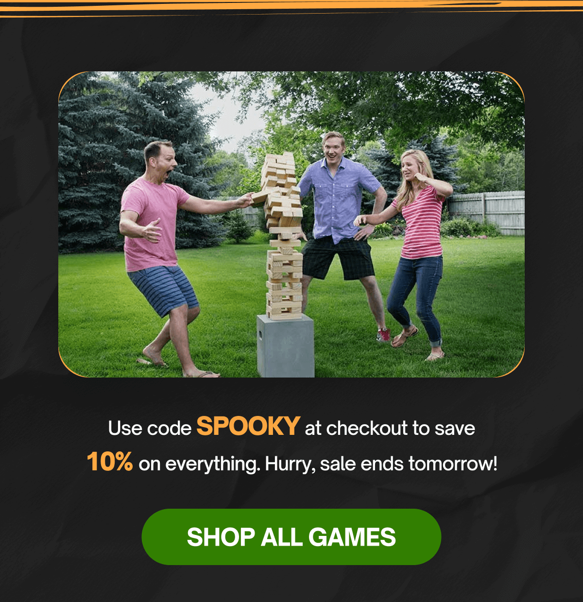 10% off sitewide this Halloween weekend only.