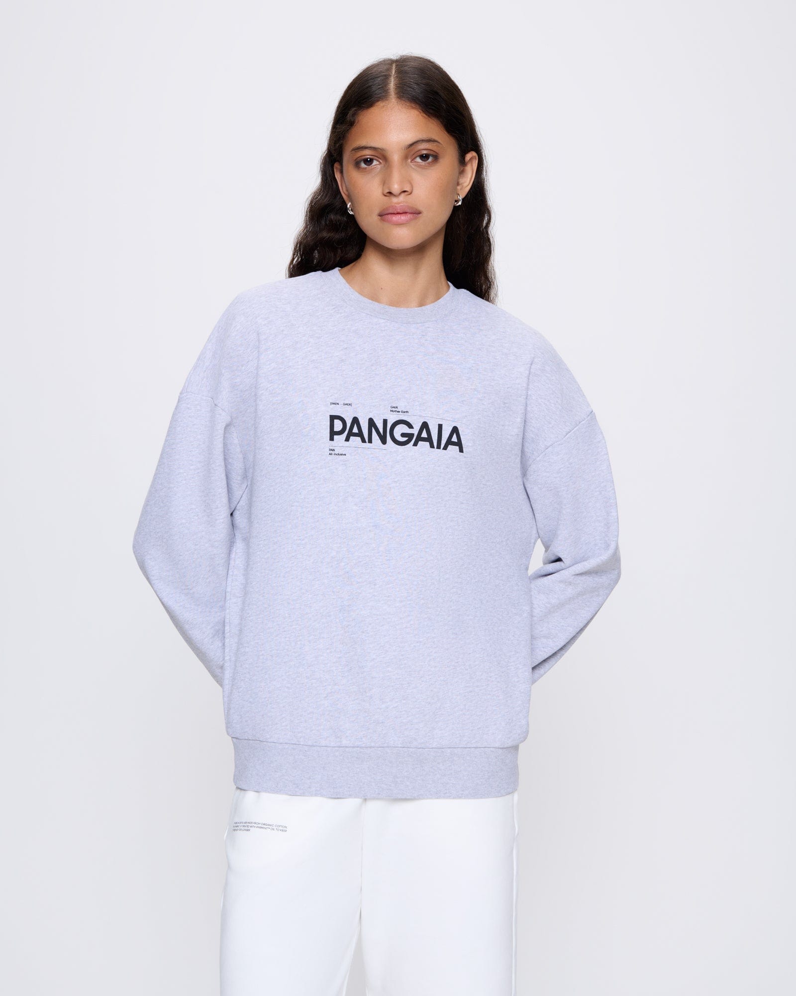 Image of Womens 365 Midweight Definition Sweatshirt—grey marl