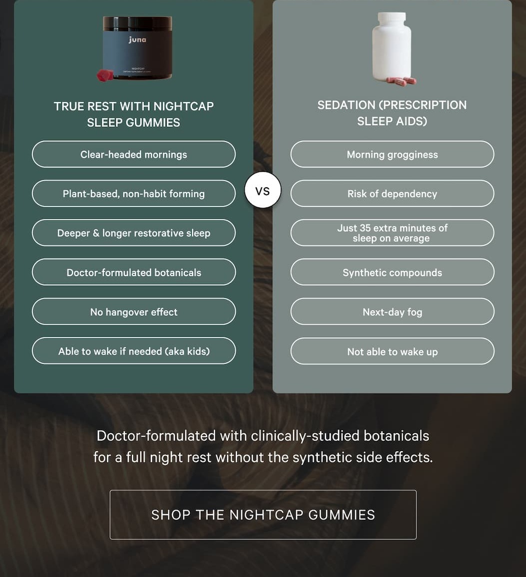 Doctor-formulated with clinically-studied botanicals for full-night rest without the synthetic side effects.