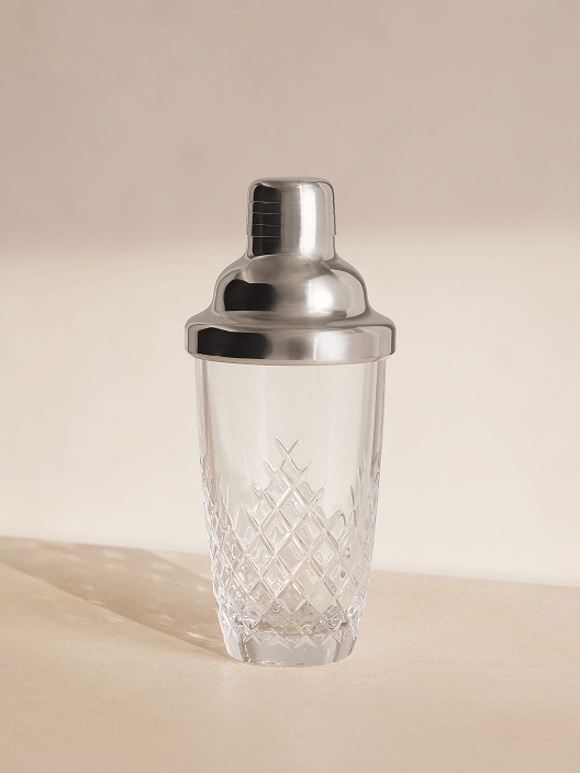 Barwell Cut Crystal Martini Shaker