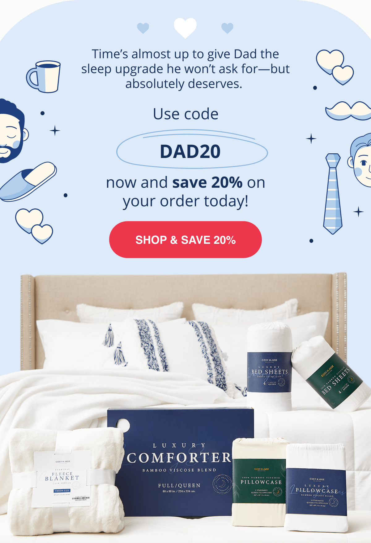 SHOP & SAVE 20%