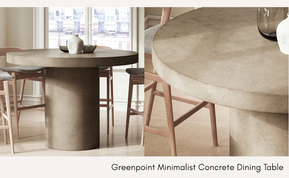 Greenpoint Concrete Dining Table